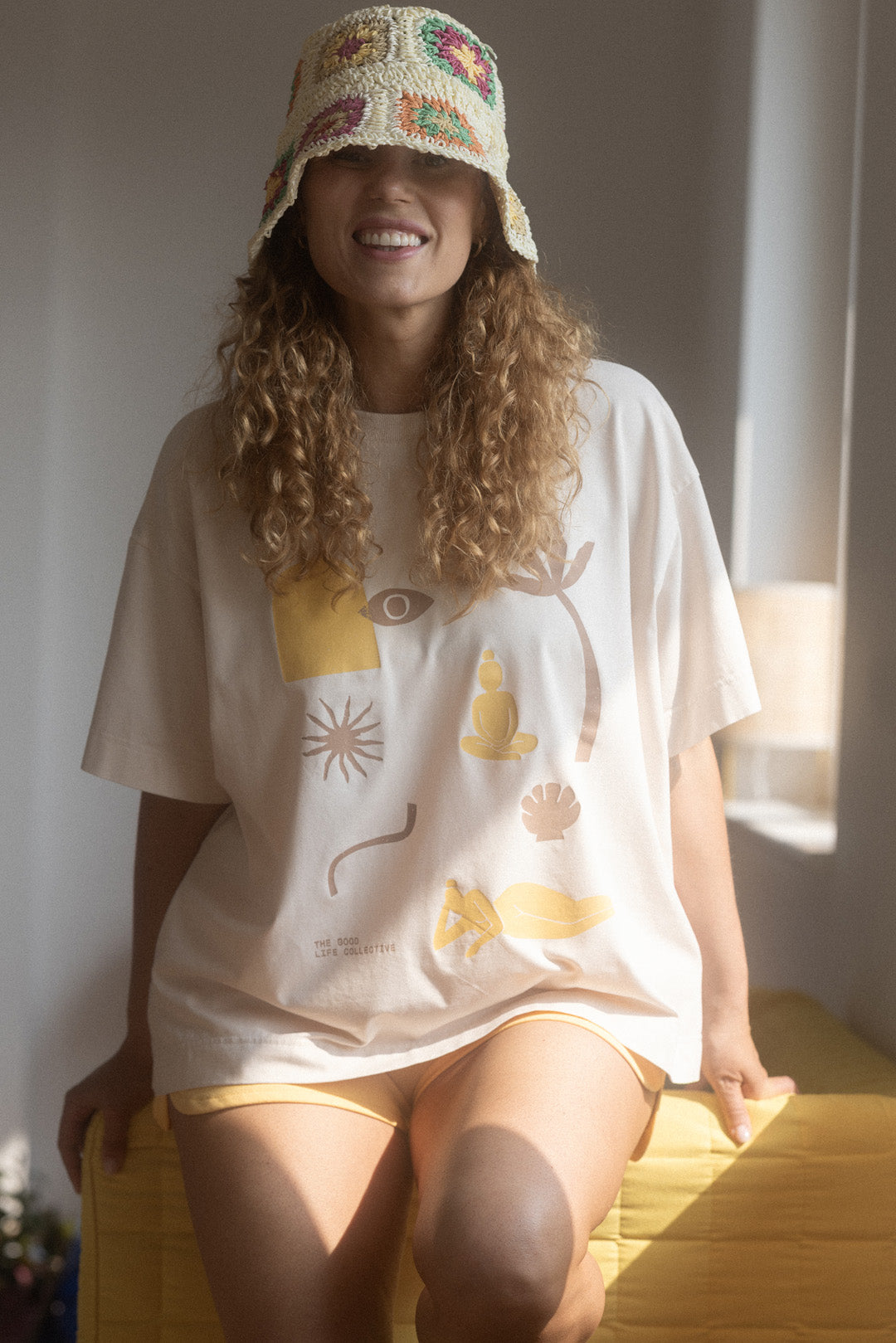T-shirt Good Life - Crema (Edycja Limitowana)
