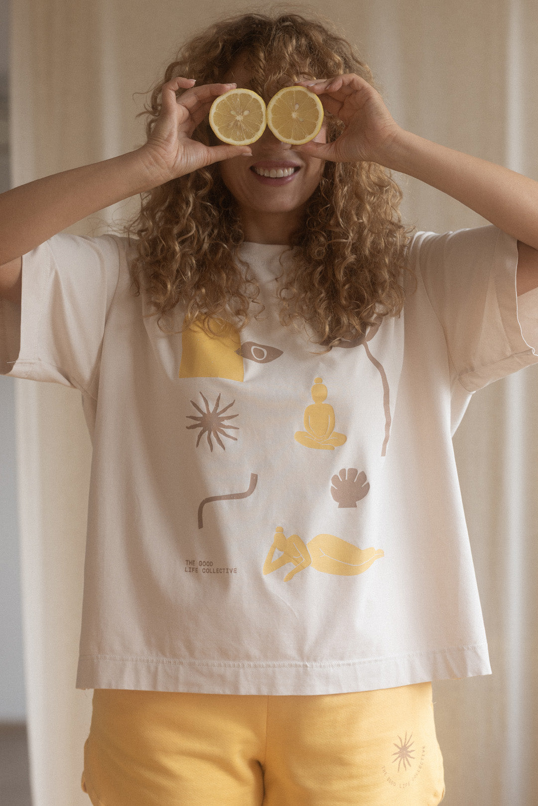 T-shirt Good Life - Crema (Edycja Limitowana)