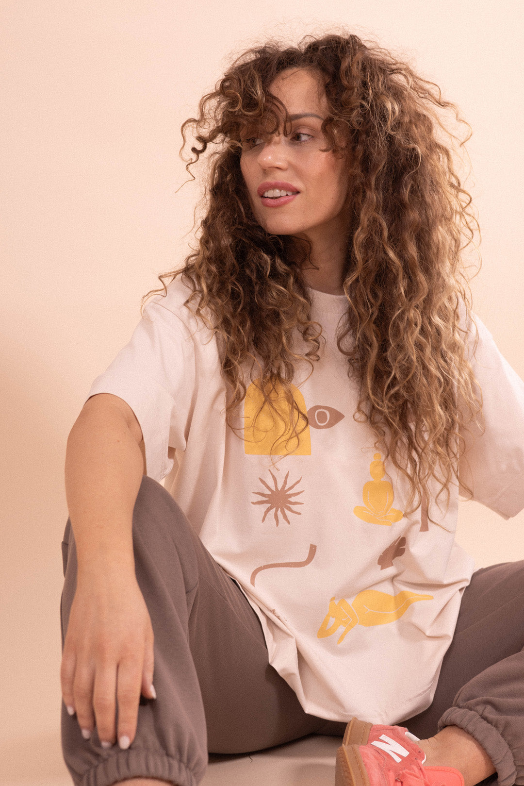 T-shirt Good Life - Crema (Edycja Limitowana)