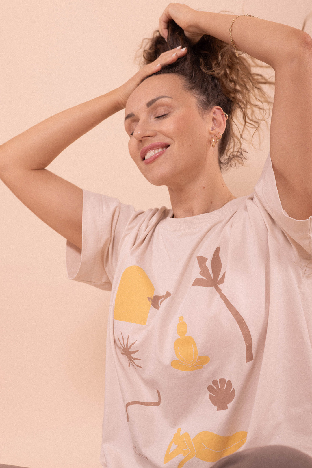 T-shirt Good Life - Crema (Edycja Limitowana)