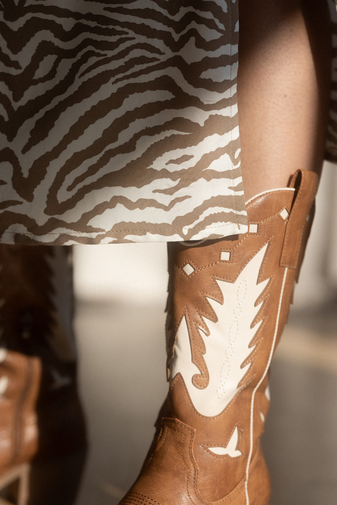 Spódnica Bonita - Crema (Wiskoza)