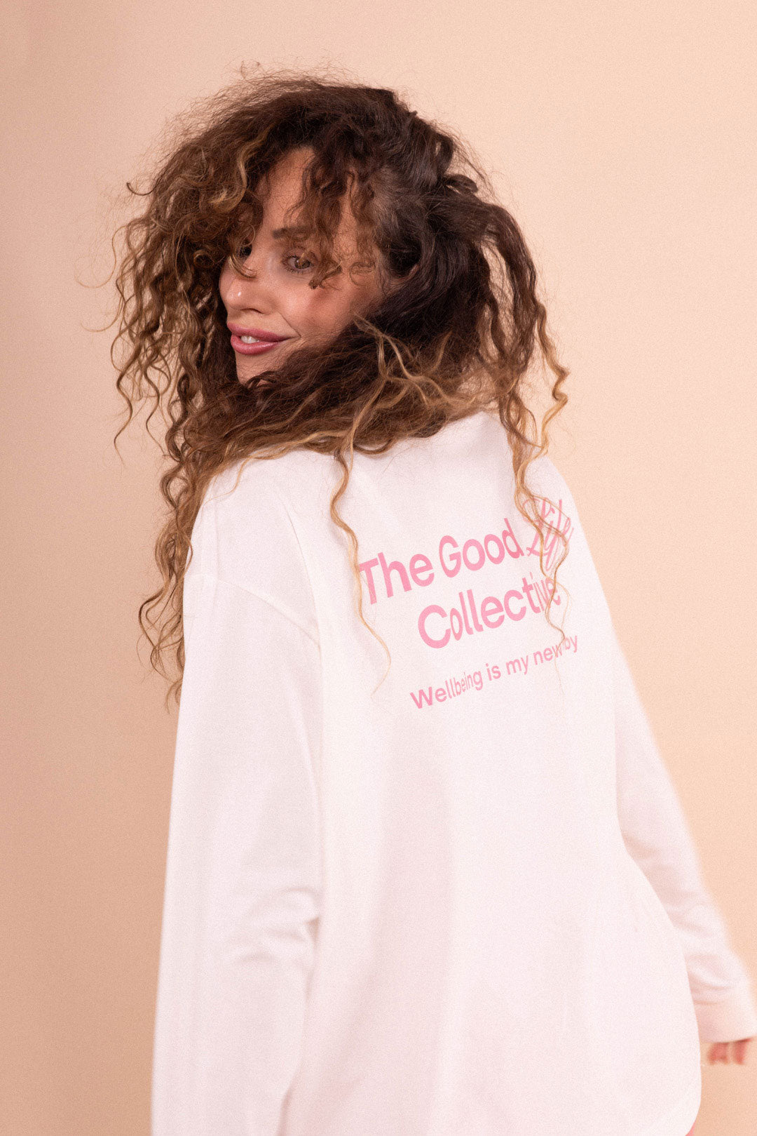 Longsleeve Leasure - Off White (by TGLC)