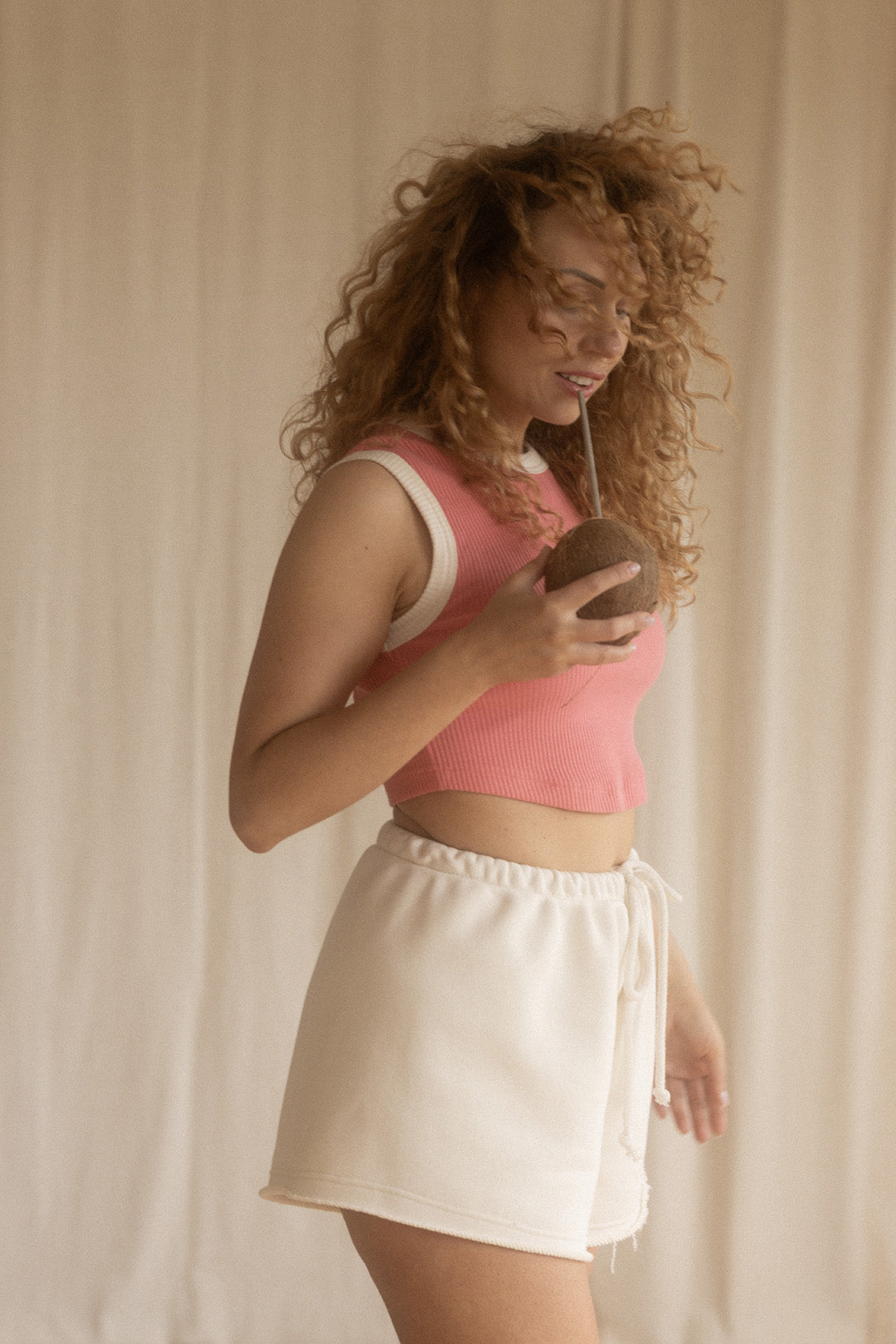 Crop Top Paola - Peachy Pink (MIX)